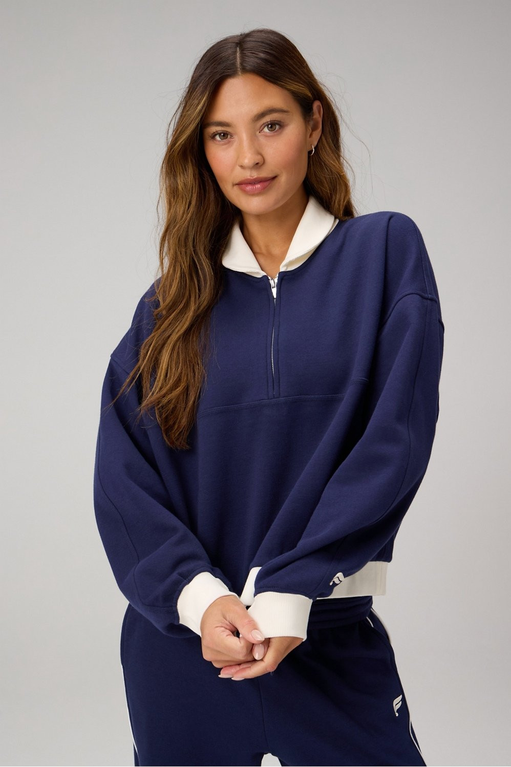 Cozy Fleece Relaxed Half Zip | Fabletics