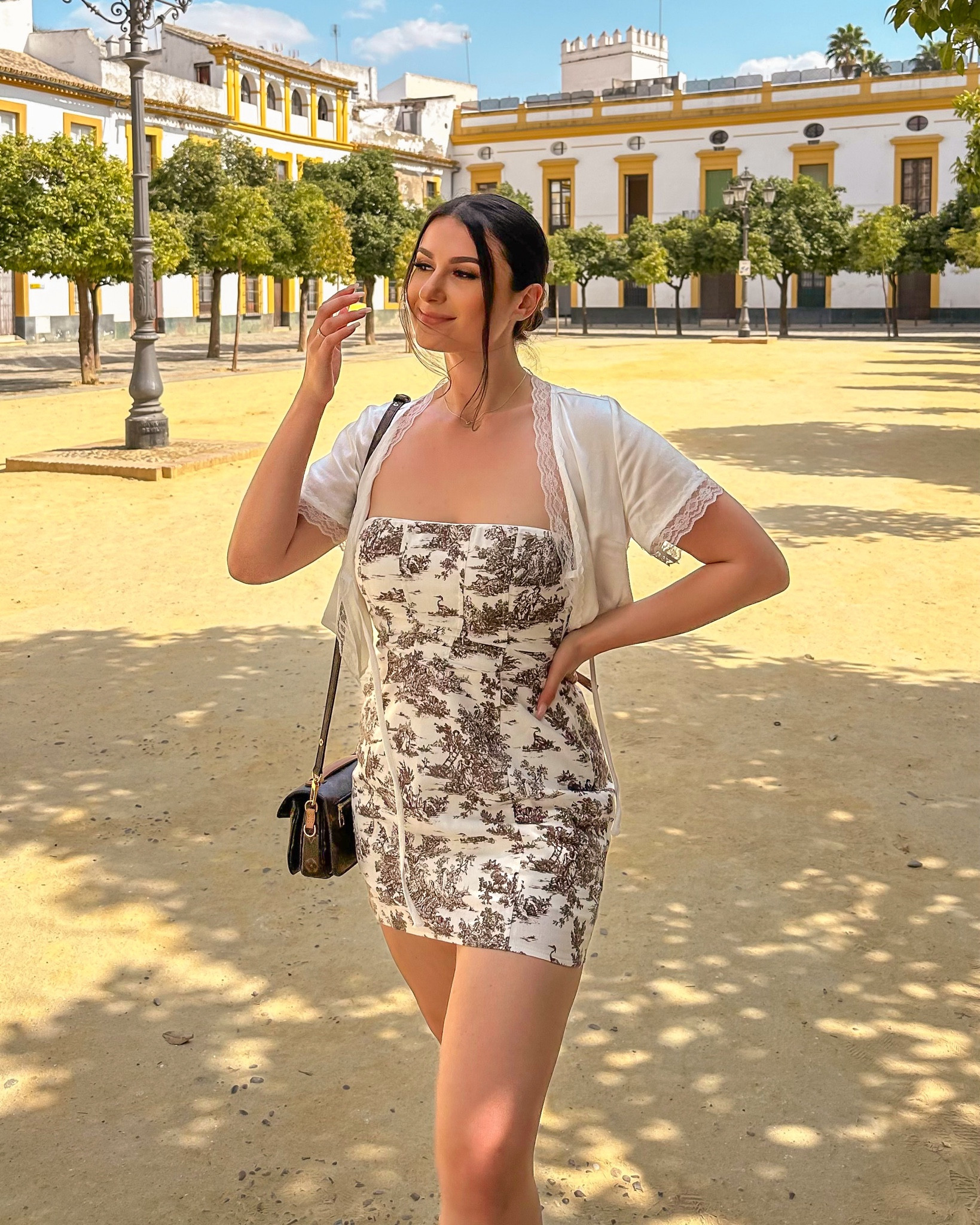 European Neutrals 🤍🤎
Dress: Windsor / Size M
White Tie Top : Princess Polly / Size 8 
Shoes: Converse White High Top Size 9 

#LTKTravel #LTKFindsUnder100 #LTKU