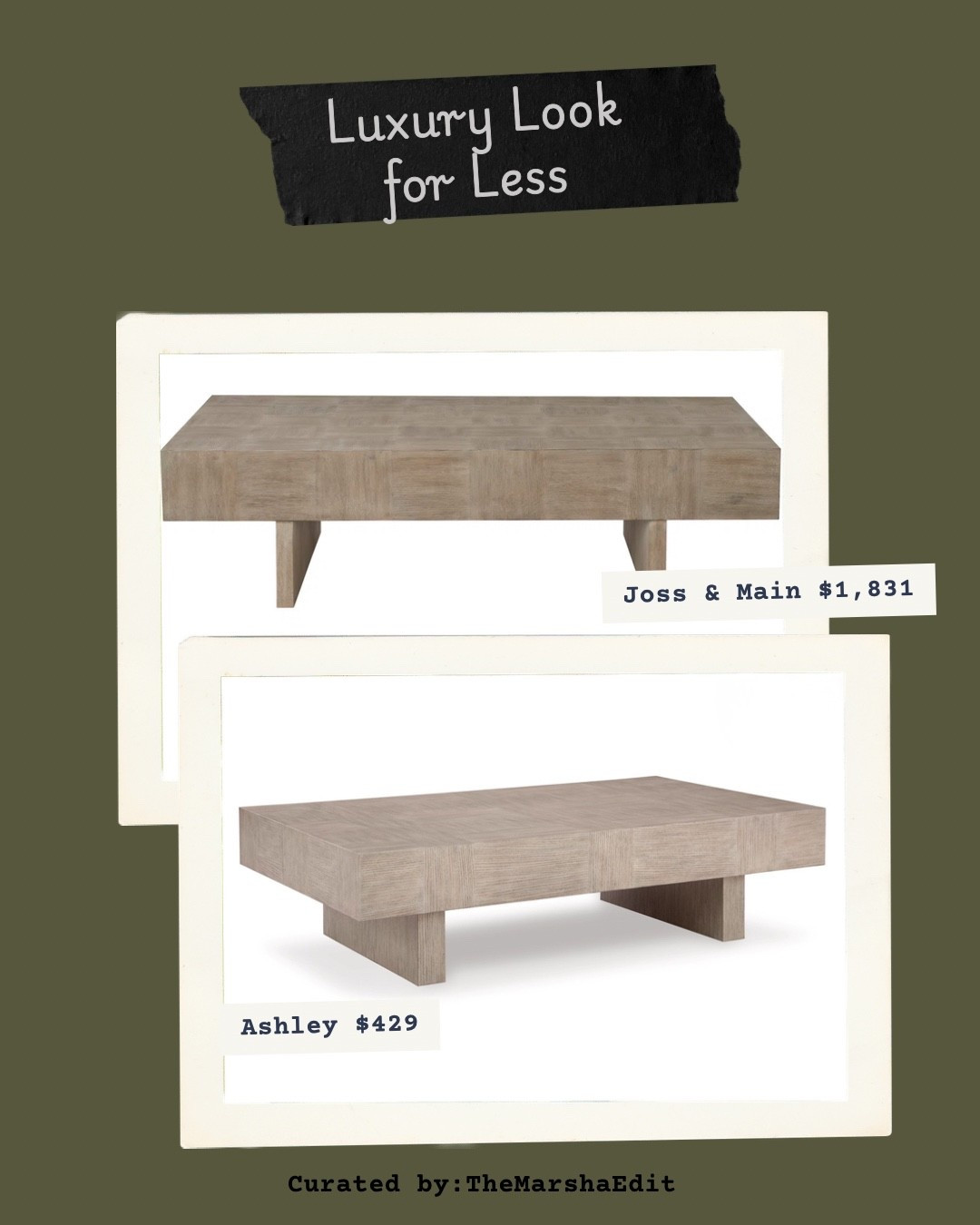 A steal find! Less than $500 for a large coffee table #Ashley #decor 

#LTKSaleAlert #LTKHome