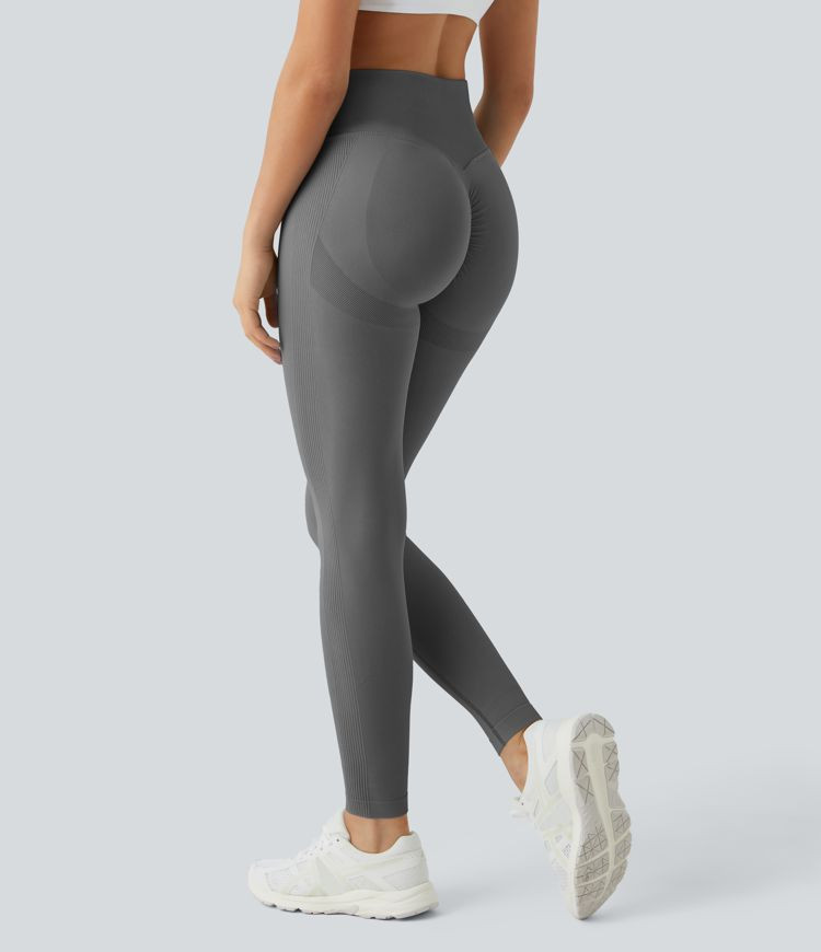 Women’s Seamless Flow High Waisted Butt Lifting Leggings - Halara | HALARA