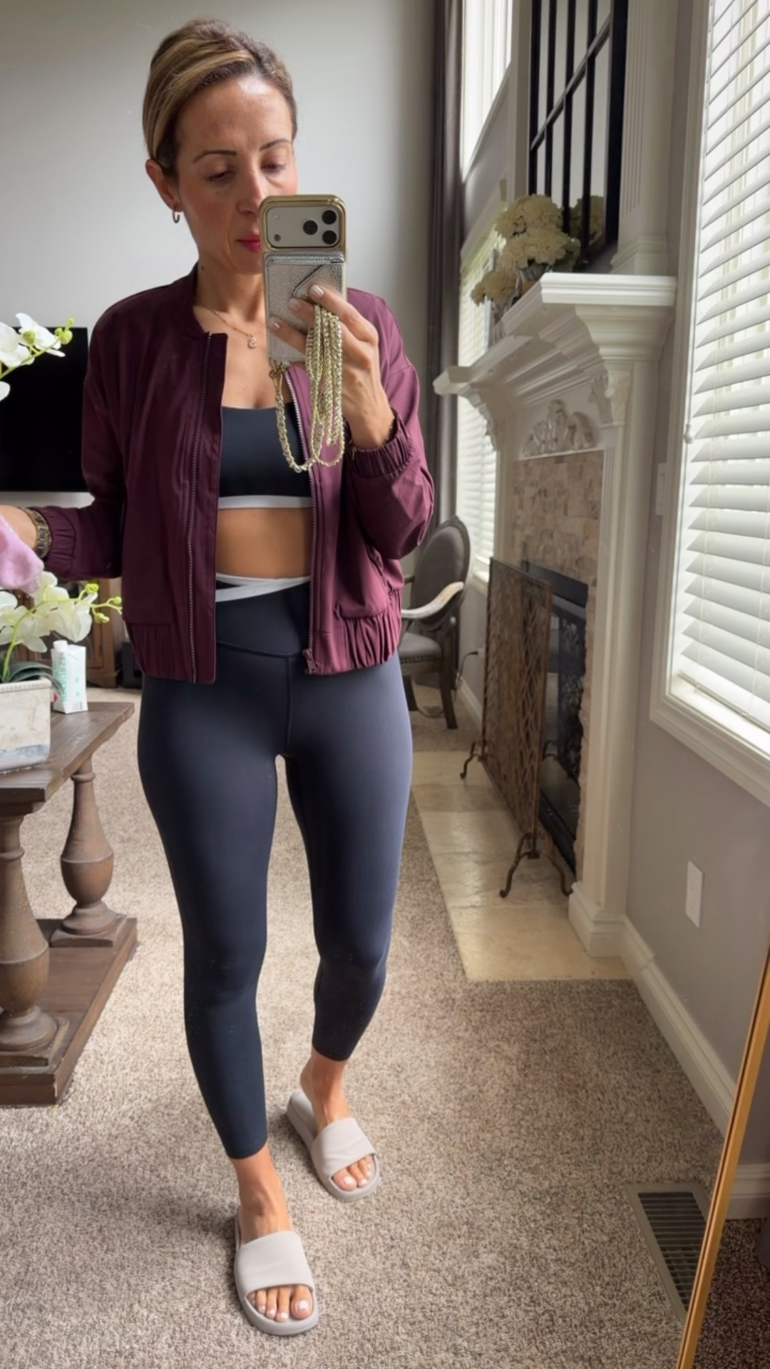 Love these dupe slides …great for Pilates

#LTKgrwm #LTKOver40 #LTKootd