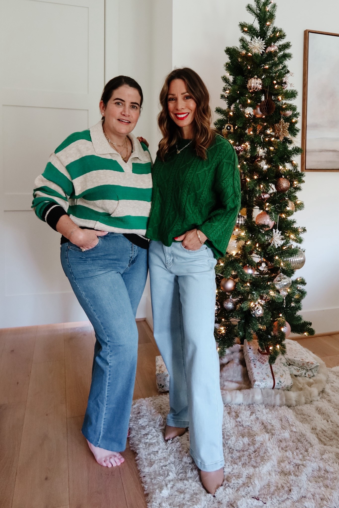 Amazon Style a Friend!

We are twinning in two shades of green.

Megan | Top Fit: Small | Jeans Fit: 2 Short

Ali-Shaun | Top Fit: Medium | Jeans Fit: Large


#LTKSeasonal #LTKOver40 #LTKFindsUnder50