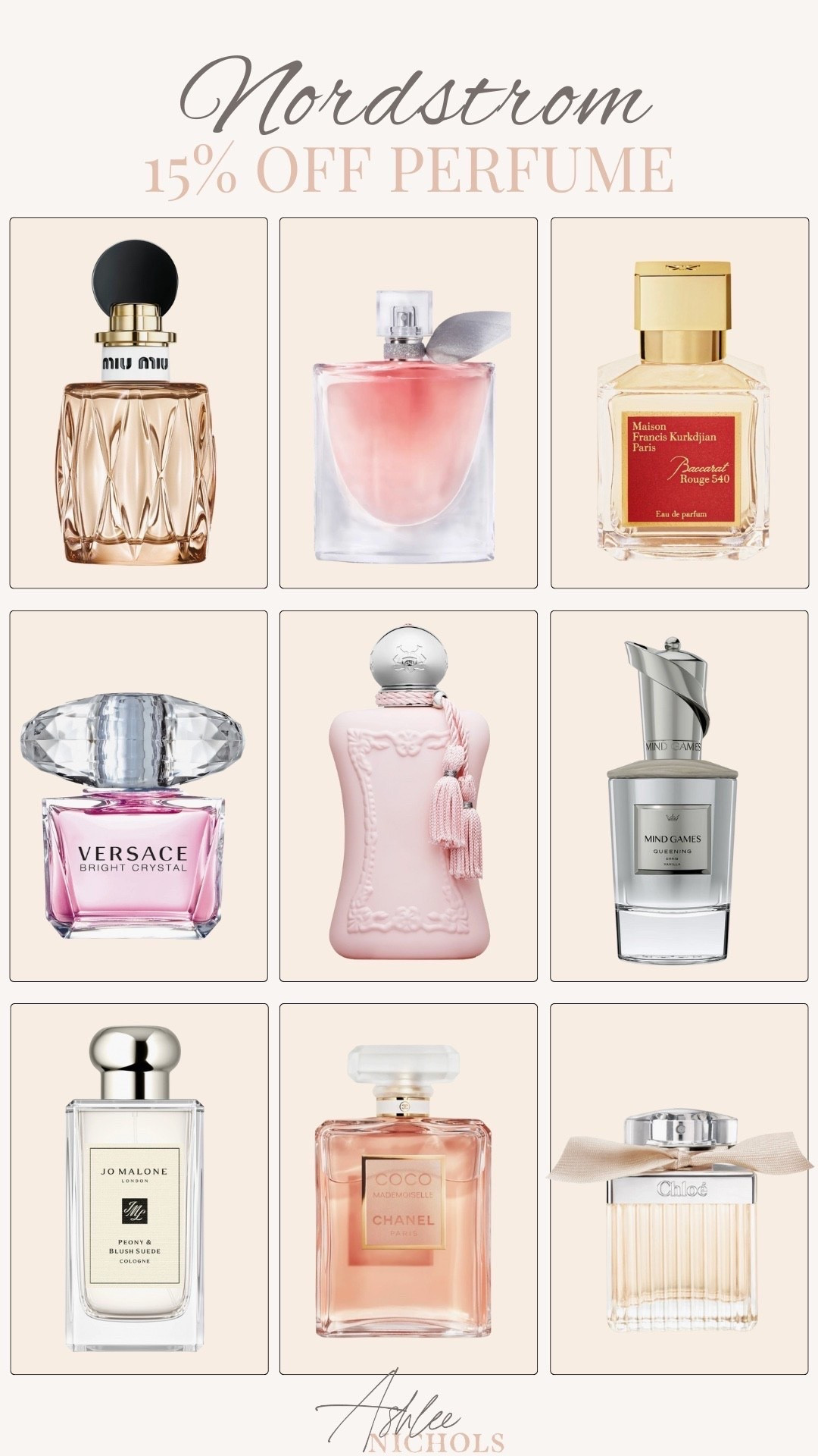 15% off perfume at Nordstrom!

#LTKMothersDay #LTKSaleAlert #LTKBeauty