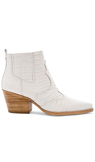 Winona Bootie in Modern Ivory Croc | Revolve Clothing (Global)