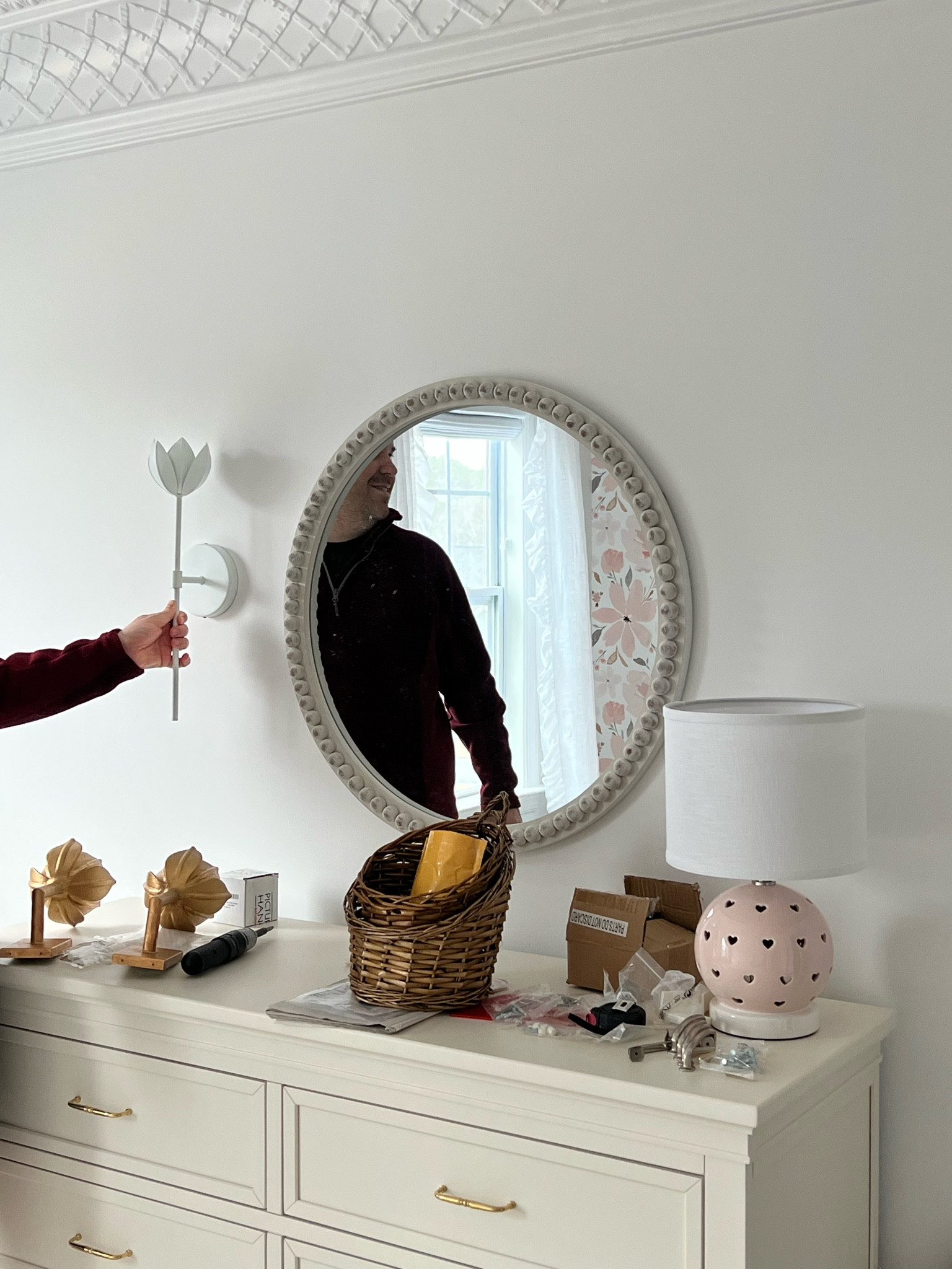 White flower wall sconce (the one we didn’t go with)

#LTKhome #LTKkids #LTKfamily