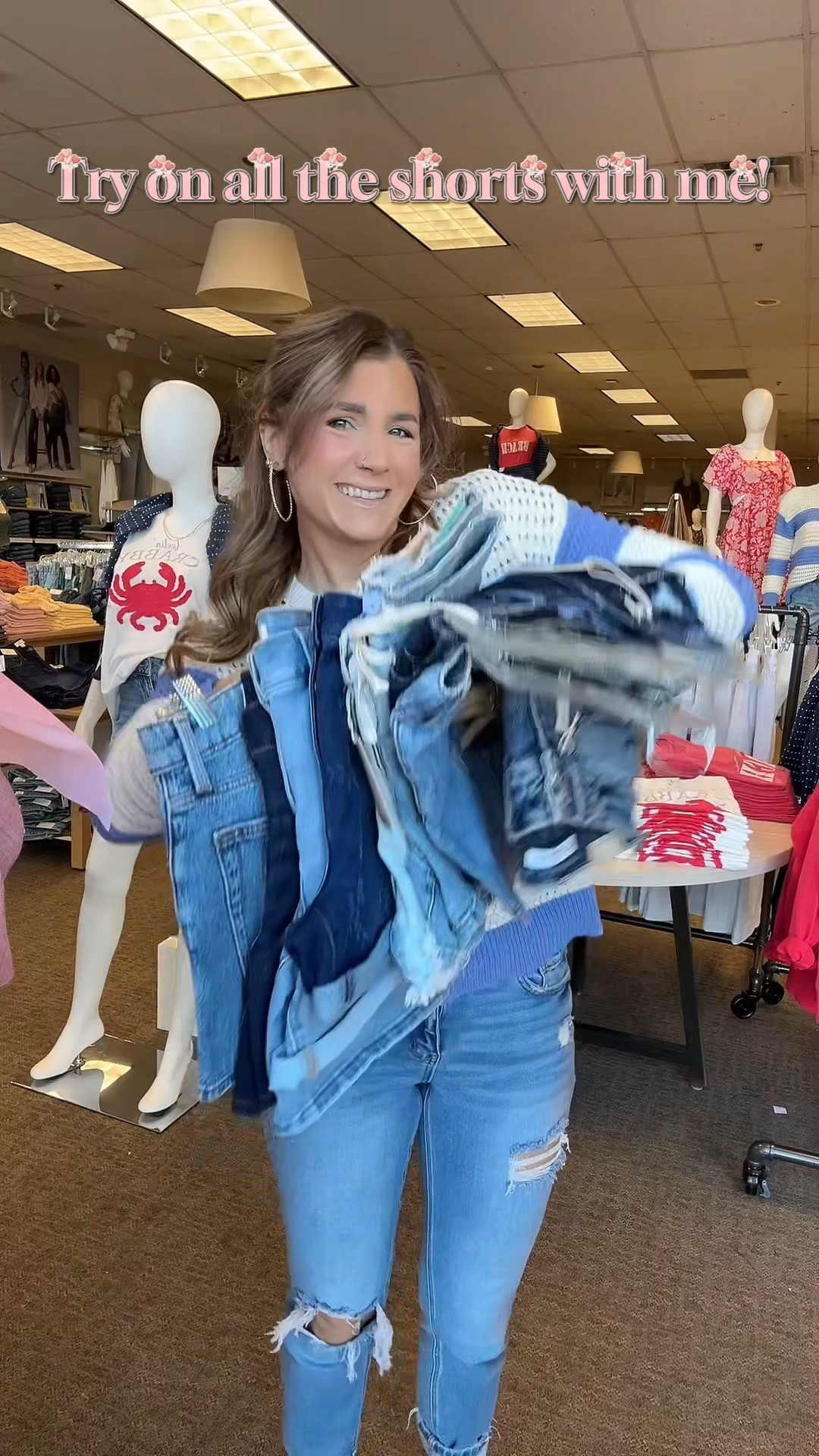 Denim short try on! 5’4” 135 lbs size 2/4🥰

#LTKgrwm #LTKSeasonal #LTKootd