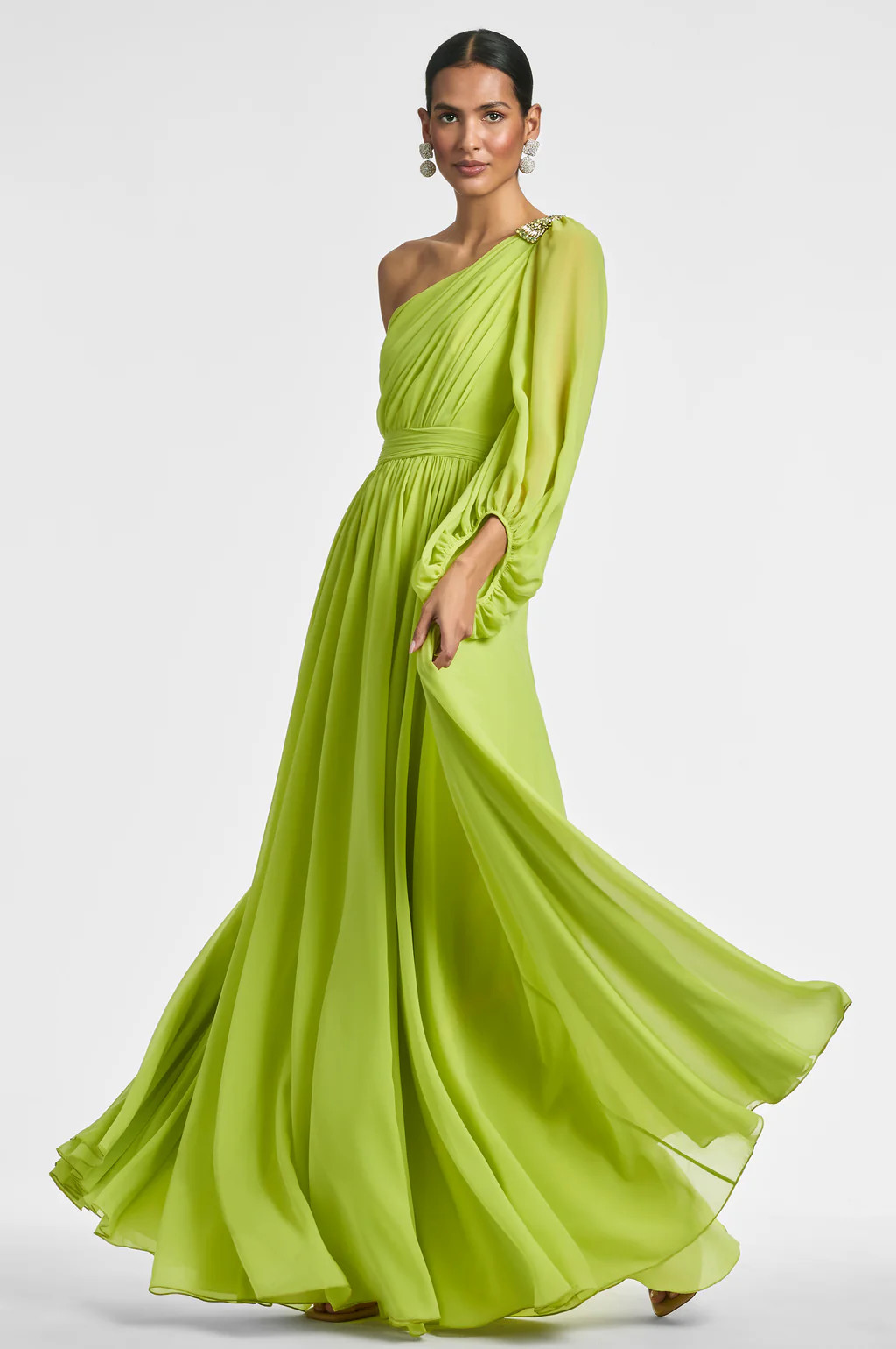 Makayla Gown - Chartreuse | Sachin and Babi