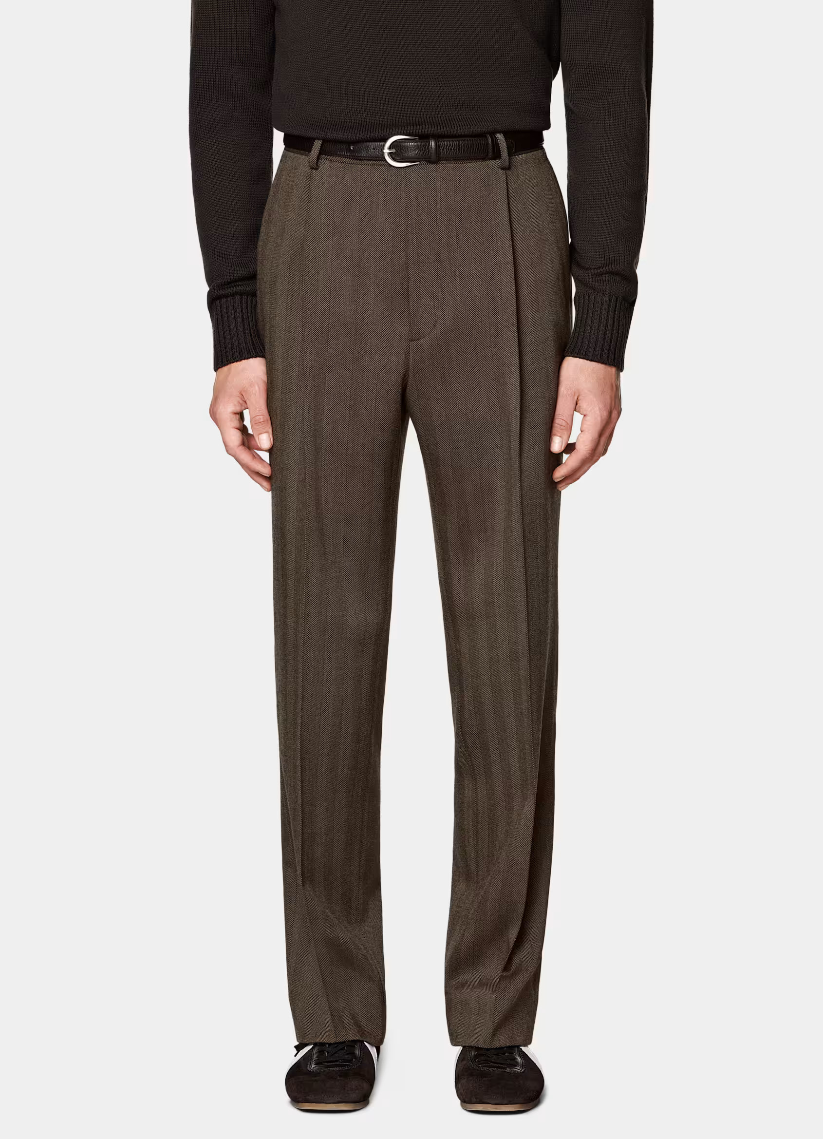 Mid Brown Herringbone Tailored Fit Milano Suit
                                            
     ... | Suitsupply (US)