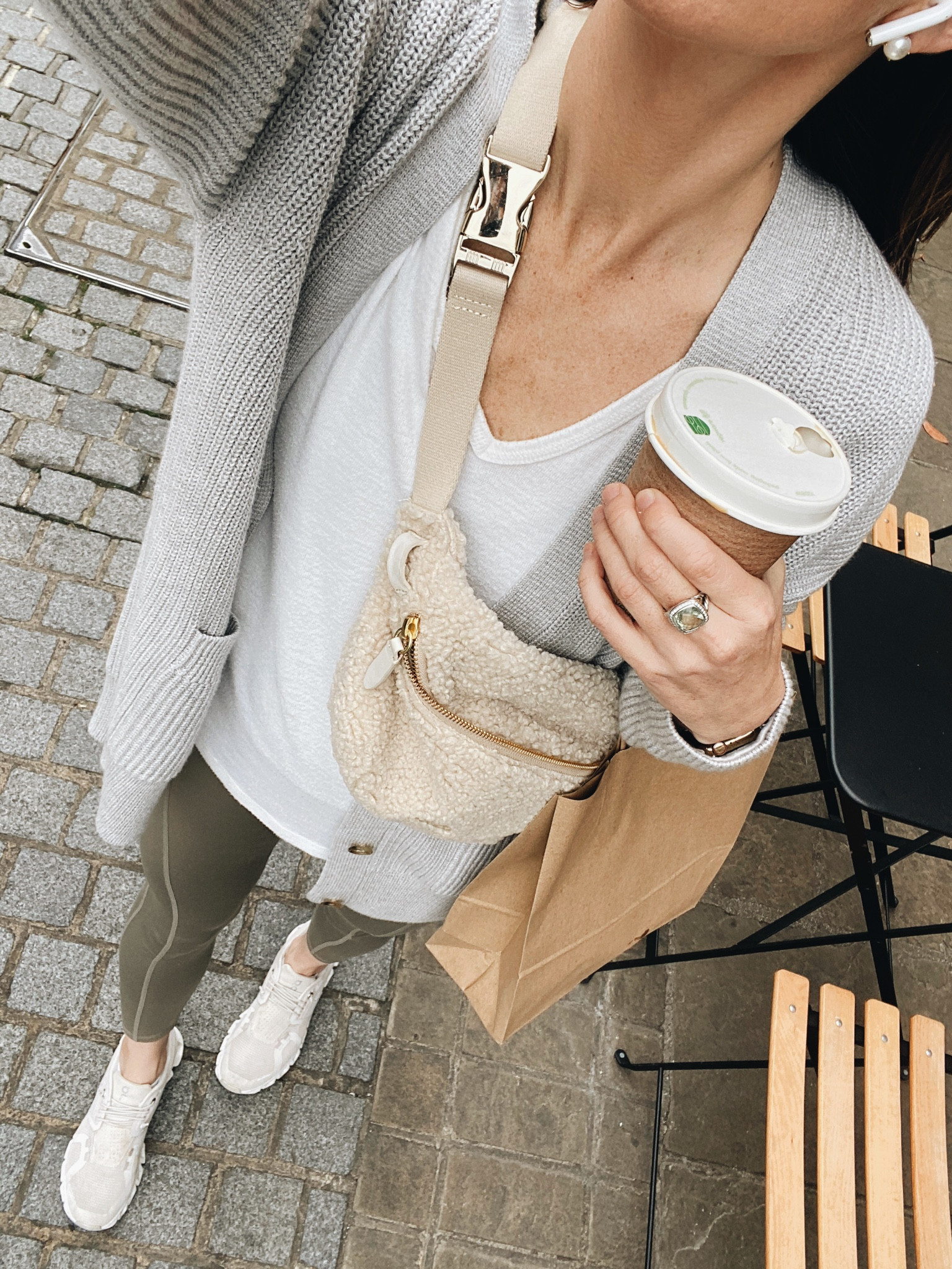 Athleisure outfit, legging onesie, knit cardigan 

#LTKSeasonal