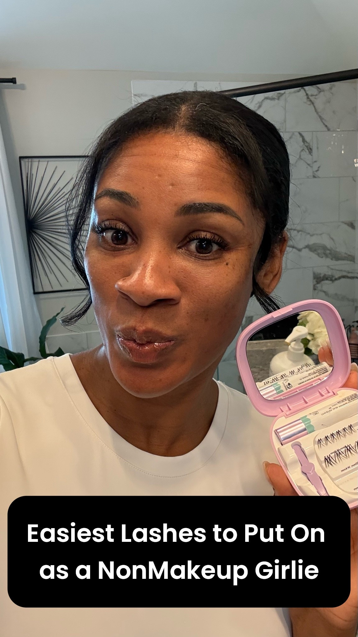 These are the easiest lashes to put on and they last. I’ve realized makeup isn’t needed but lashes make the face

#LTKmorningroutine #LTKBeauty #LTKselfcare