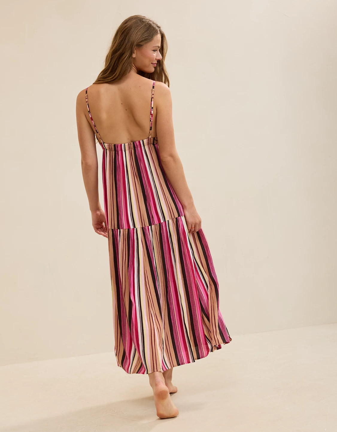 Aerie On-The-Down-Low Back Dress | Aerie