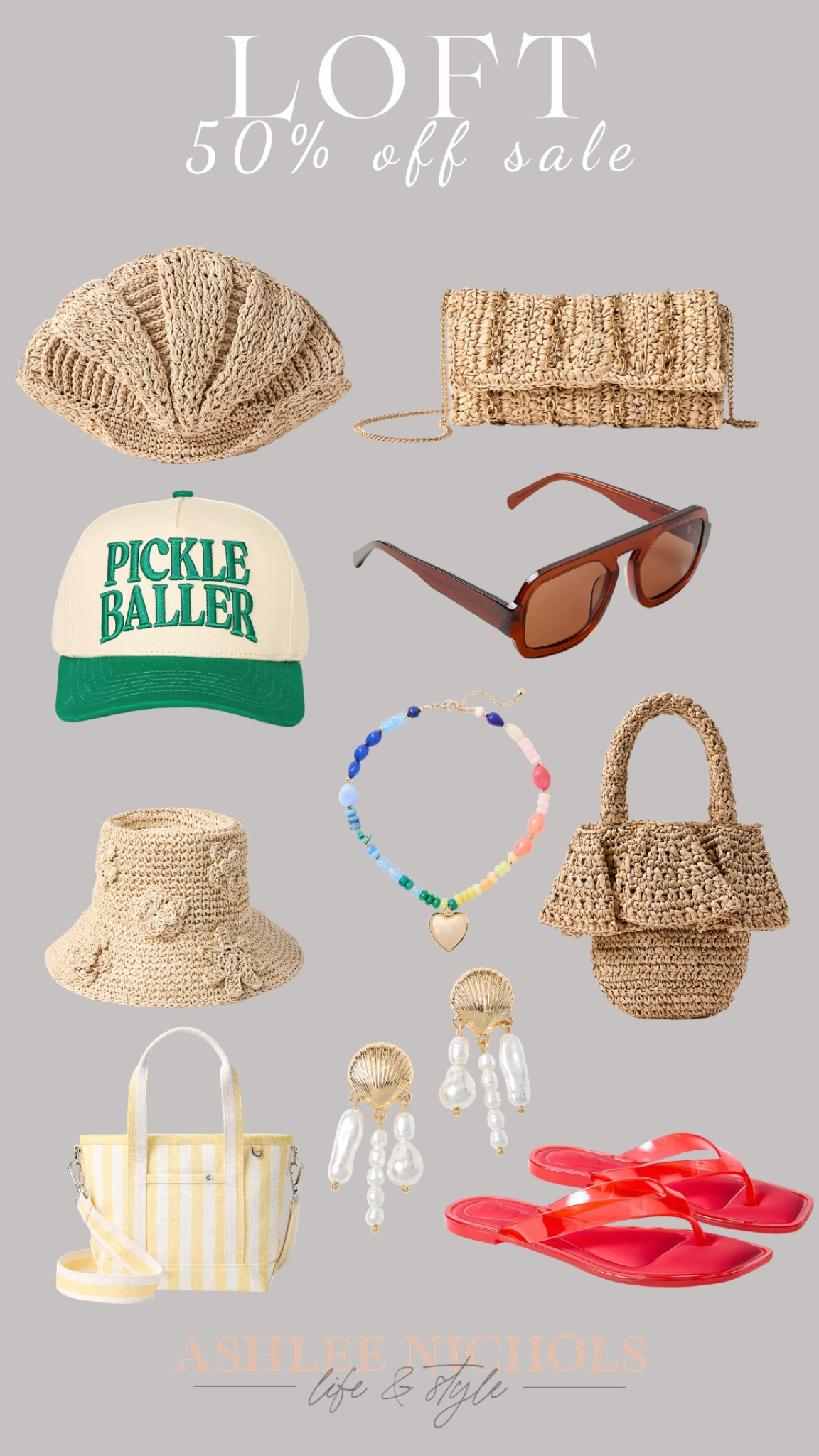 50% off loft
Summer accessories 