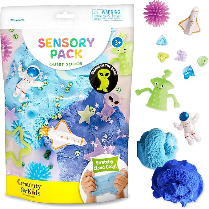 Creativity for Kids Sensory Pack: Outer Space - Toddler Activities and Space Toys, Gifts for Kids... | Amazon (US)