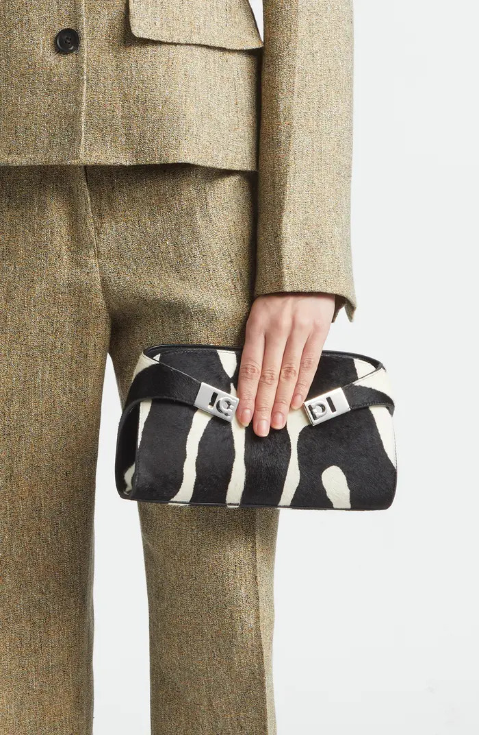 Hug Genuine Calf Hair East/West Crossbody Bag | Nordstrom