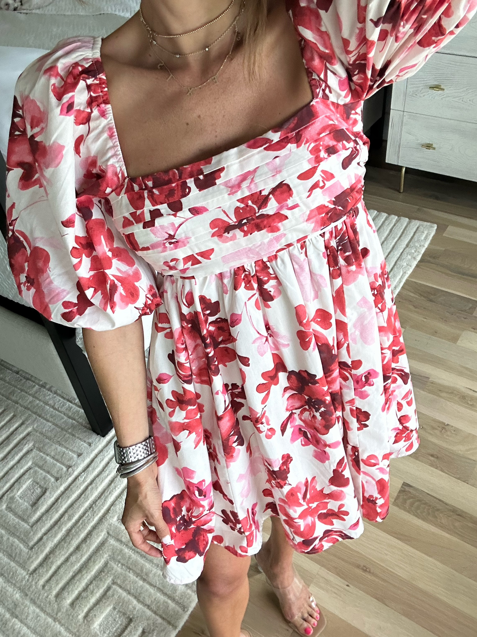 Abercrombie puff sleeve dress size xxs petite use code AFBELBEL 

#LTKunder100 #LTKsalealert #LTKunder50