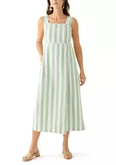 Crown & Ivy™ Women's Sleeveless Yarn Dyed Linen Tank Dress | Belk