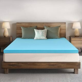 Medium 3 in. Queen Gel Memory Foam Mattress Topper, Customizable for Different Settings | The Home Depot