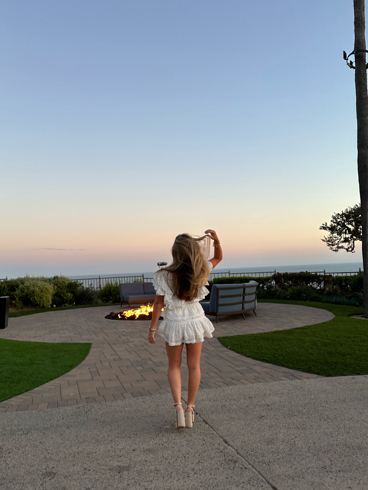 Chic summer outfit inspo 🤍 LoveShackFancy Stella dress! Summer ootd | California outfit inspo | vacation outfit | fall outfit inspo | fall ootd | transitional outfit ideas | LoveShackFancy dress | LoveShackFancy outfit | hill house heels | platform heels | chic platform heels | nude platform heels 

#LTKSeasonal #LTKStyleTip #LTKTravel