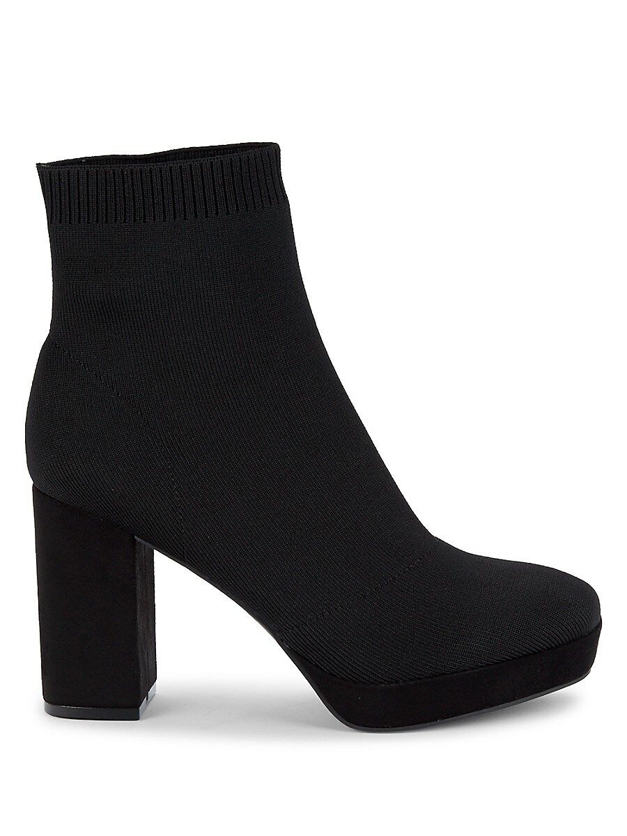 MIA Women's Edee Sock Block-Heel Booties - Black - Size 10 | Saks Fifth Avenue OFF 5TH