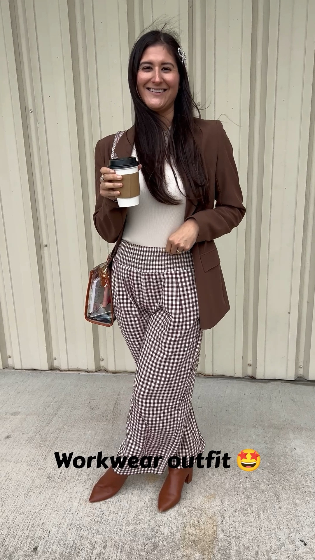 Here’s a cute outfit for work, wore this to church. The pants are lightweight, similar to the boxer shorts that were trending earlier this year. They come in multiple colors. Love this blazer for many different outfits too! 

#LTKGiftGuide #LTKCyberWeek #LTKHoliday