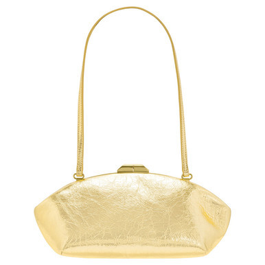 Meadow Metallic Clutch - Gold | Oroton | Oroton