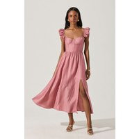 ASTR the Label | Wedelia Bustier Midi Dress in Pink | Size S | ASTR The Label (US)