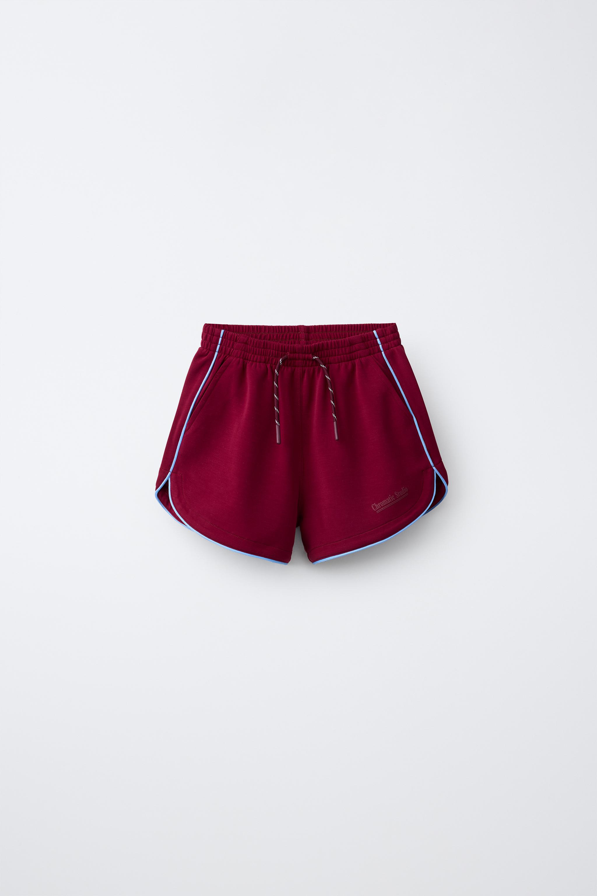CONTRAST ATHLETIC SHORTS | Zara US