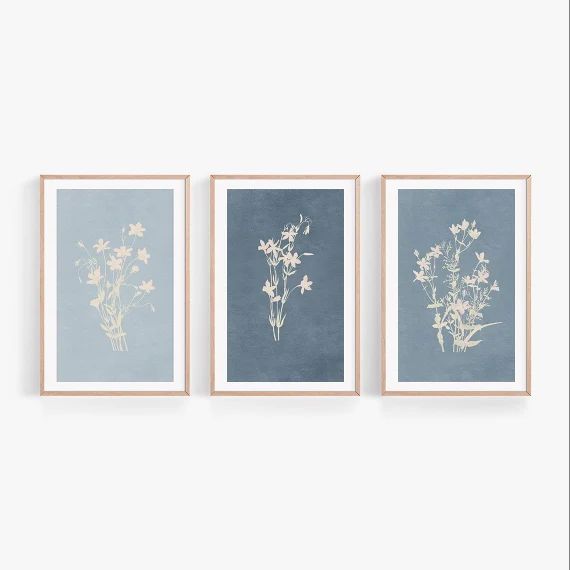 Read the full title
    Wildflower Prints Set of 3, Watercolor Botanical, Modern Farmhouse, Rusti... | Etsy (US)