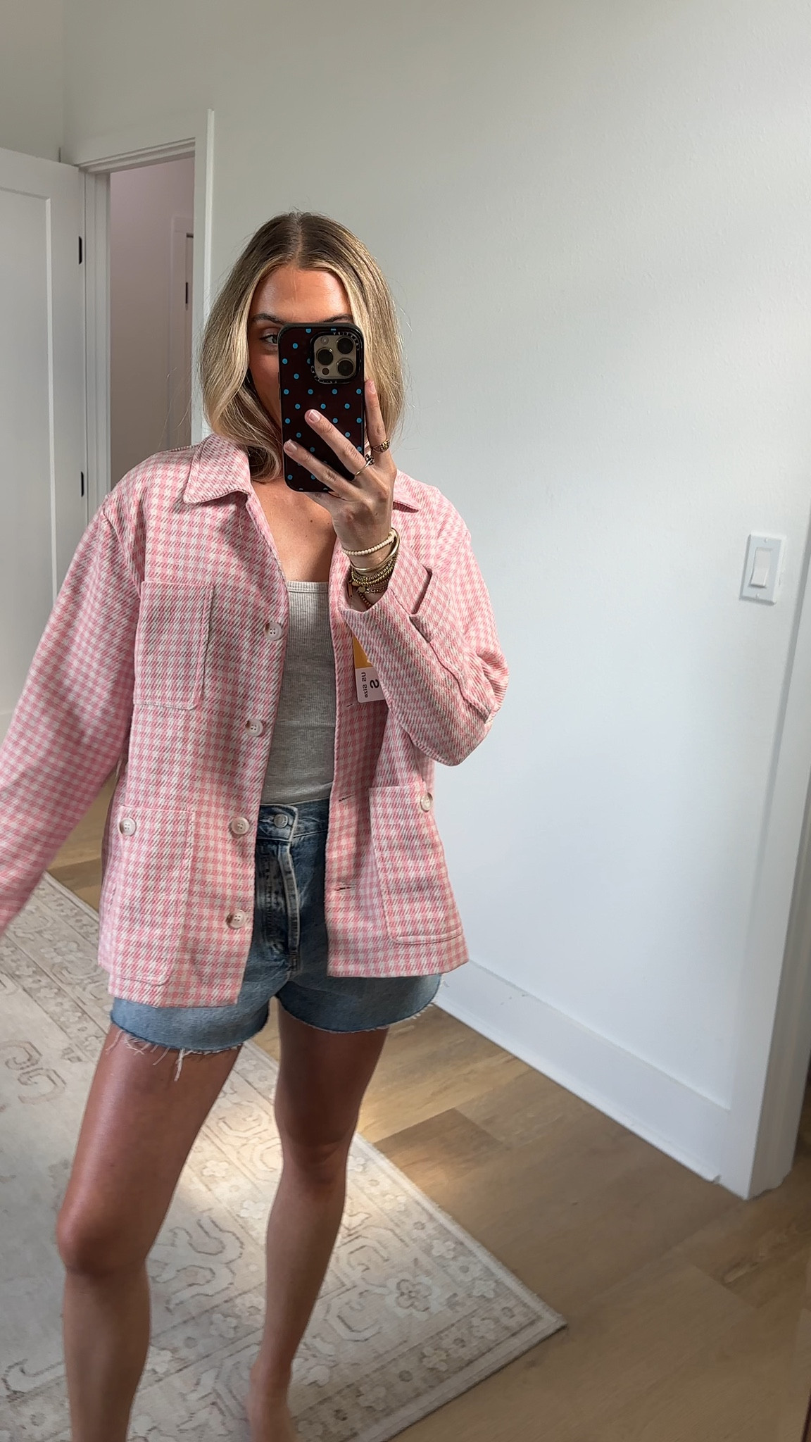 Amazon size small Chevara Women’s Casual Business Work Blouse Long Sleeve Button Down Plaid Shacket Shirt

#LTKootd #LTKSeasonal #LTKWorkwear