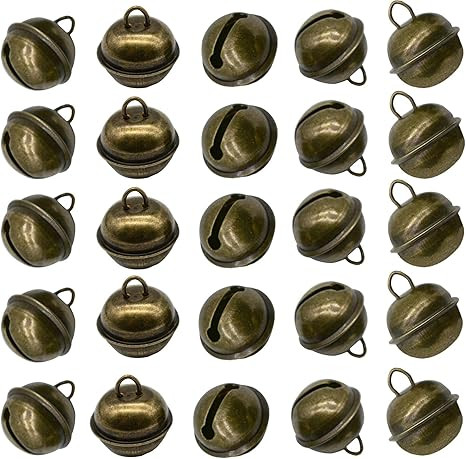Maydahui 50PCS Vintage Jingle Bell 1 Inches Antique Decorative Tone Copper Bell for Pet Dog Cat P... | Amazon (CA)