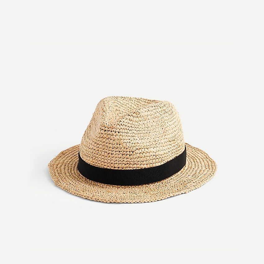 Packable straw hat | J.Crew US