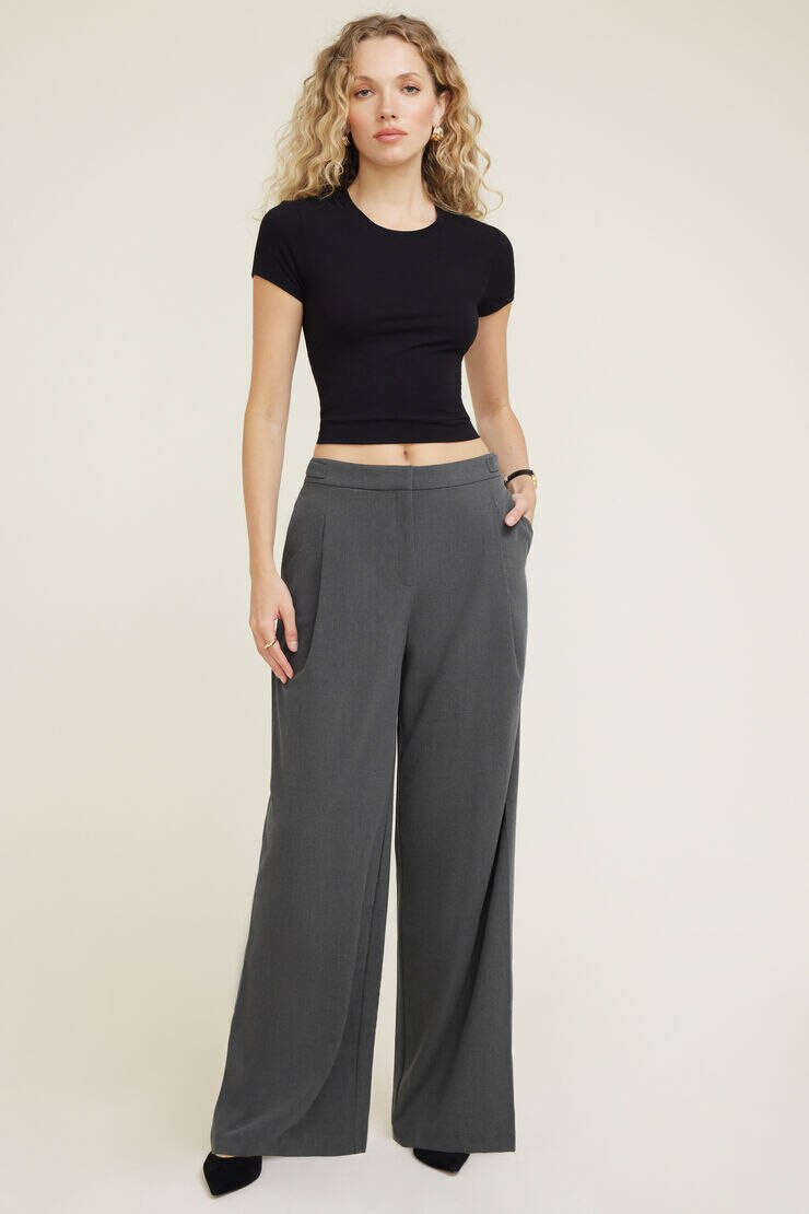 Leni Pleated Wide Leg Pants | Dynamite Clothing