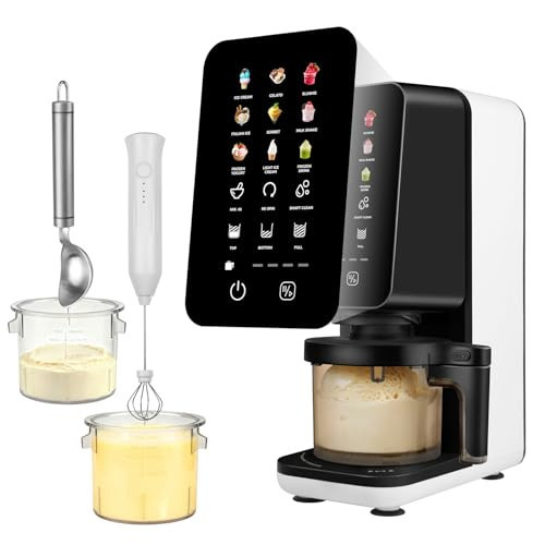 12 In 1 Ice Cream Machine, Electric Soft Serve Ice cream maker machine for Home & Office, Gelato, Slushie, Italian Ice, Sorbet, Milk Shake, FrozenYogurt, Light Ice Cream, Soft Serve Ice Cream Machine | Amazon (US)