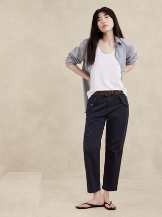 Authentic Chino Girlfriend Pant | Banana Republic Factory