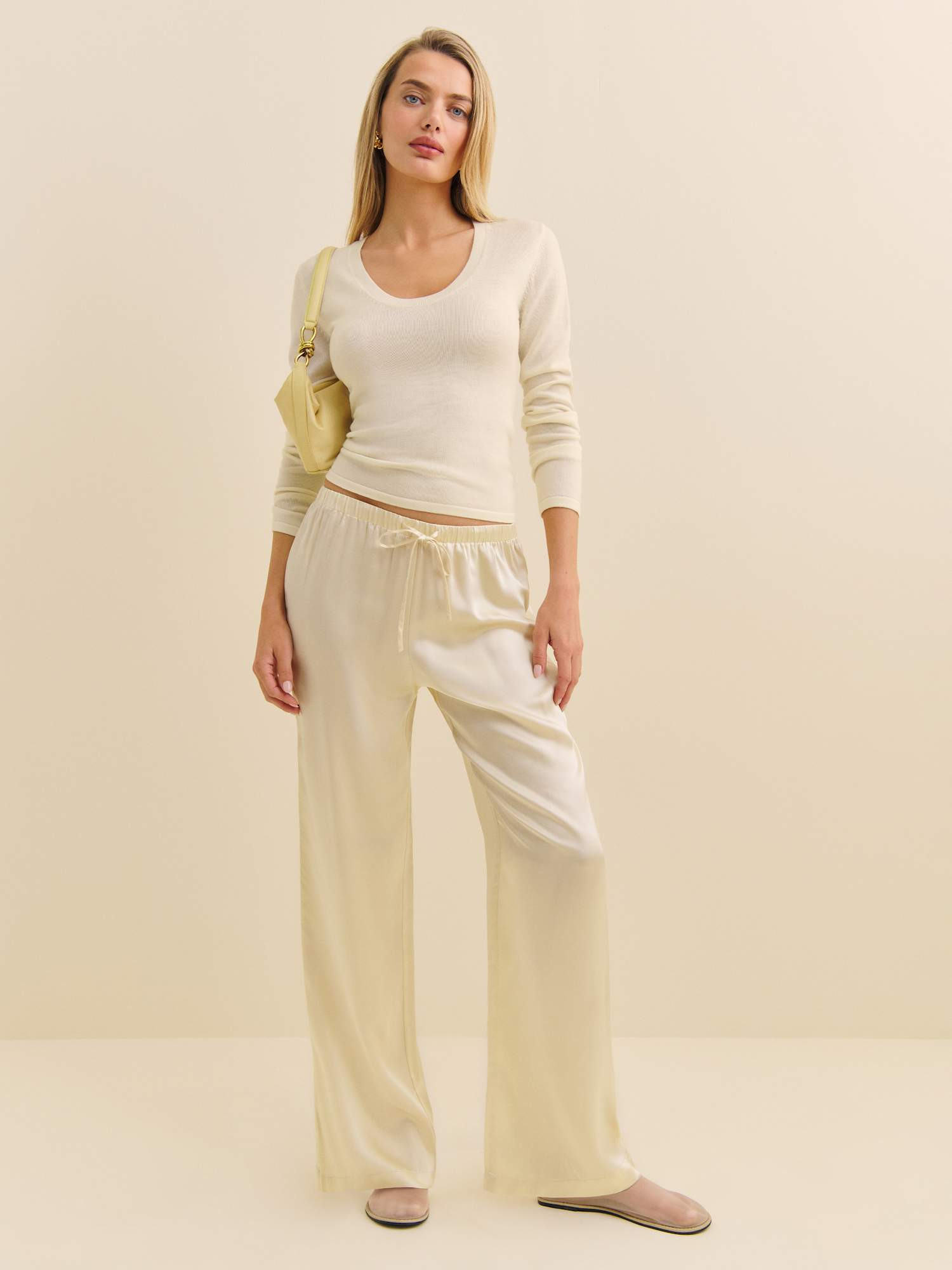Olina Silk Pant | Reformation (Global)