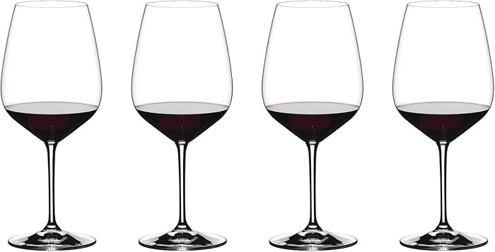 Riedel Exclusive Vinum Extreme Set of 4 Wine Glasses, Red Wine, Ideal For Cabernet, Bourdeaux,800... | Amazon (US)