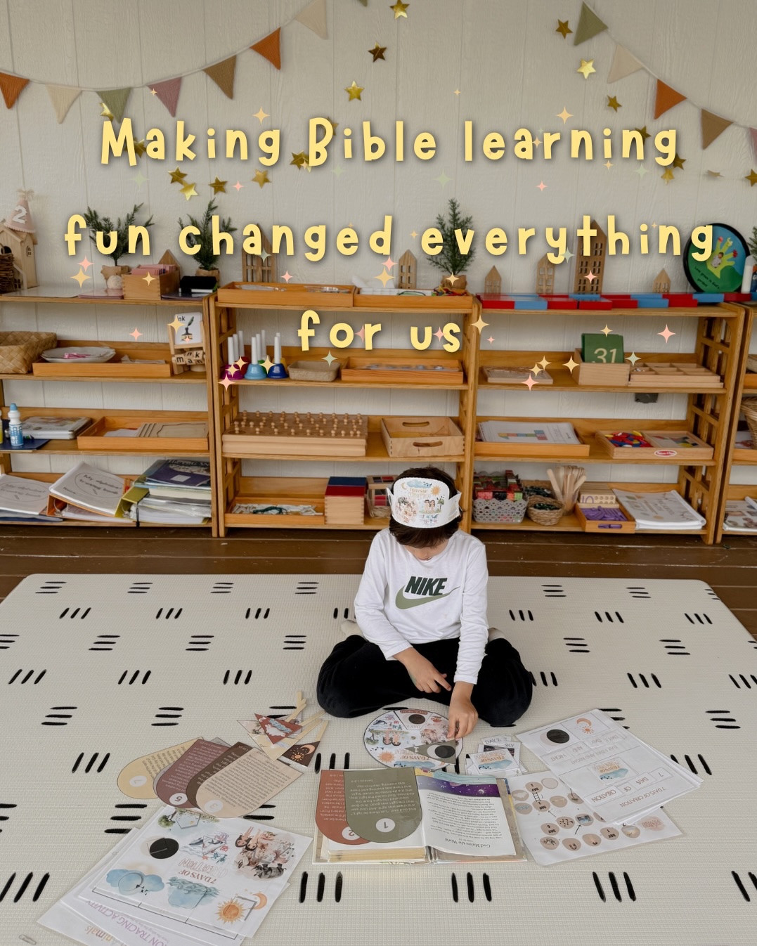 Teaching the Bible to little ones doesn’t have to feel overwhelming. Hands on activities, songs, and play can make learning God’s Word so much more meaningful and engaging for kids. Our 7 Days of Creation bundle has been such a beautiful addition to our Bible time lately 🌎