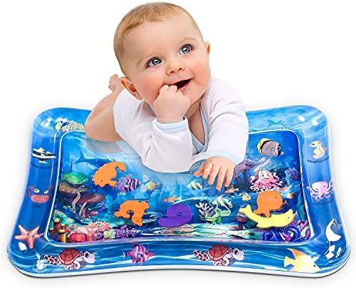 Infinno Inflatable Tummy Time Mat Premium Baby Water Play Mat for Infants and Toddlers Baby Toys for | Amazon (US)