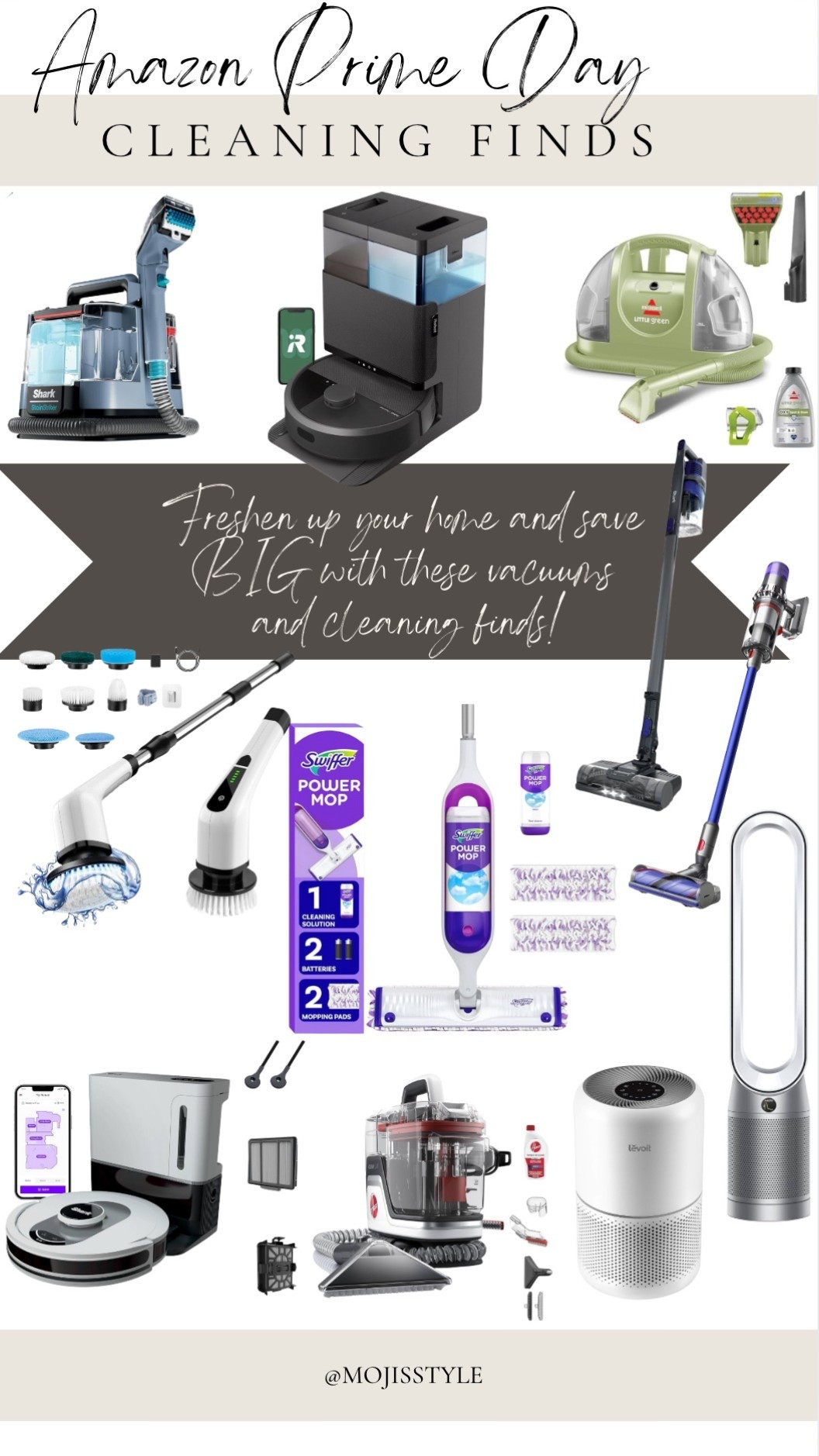 Amazon prime day is here! Save big on cleaning finds from vacuums to scrubbers and robot vacs!

#LTKSaleAlert #LTKHome