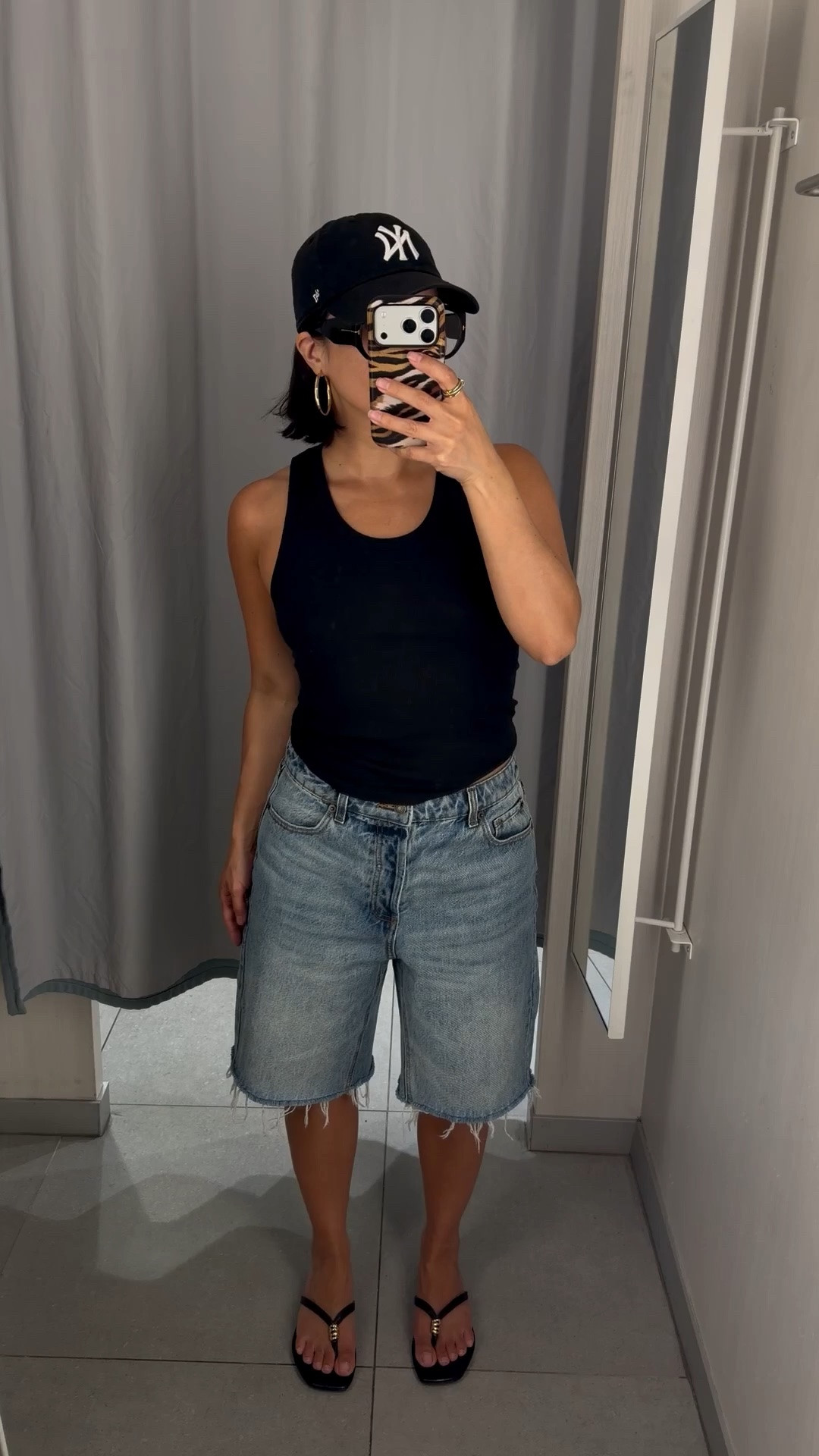 Summer uniform! Small tank, size 4 shorts for baggy fit.

#LTKootd #LTKPetite #LTKSeasonal
