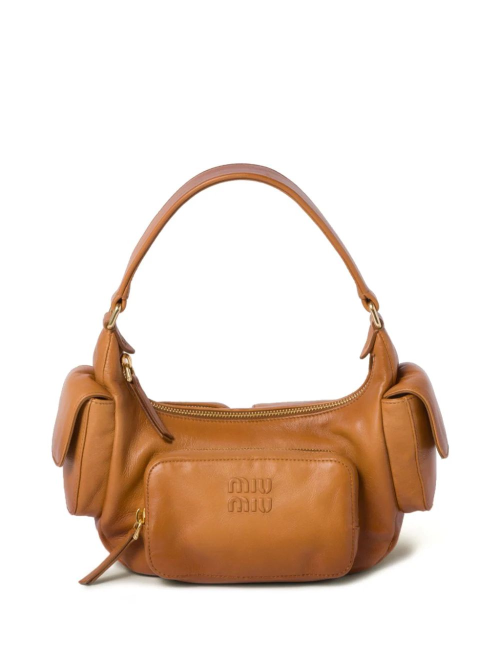 Miu Miu nappa-leather Tote Bag - Farfetch | Farfetch Global