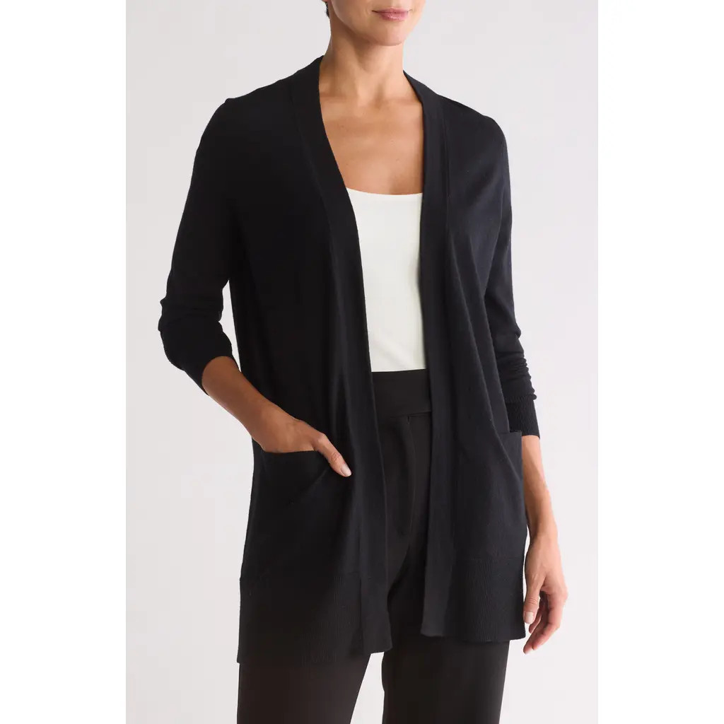 Nordstrom Open Front Cardigan in Black at Nordstrom Rack, Size Xx-Small | Nordstrom Rack