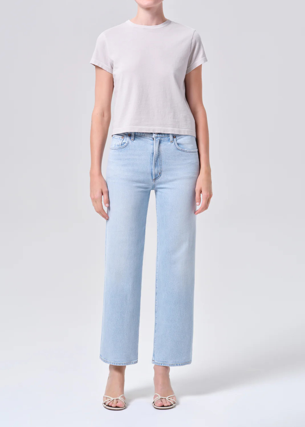 Harper Crop Jean Petite 25 in Flaunt | AGOLDE