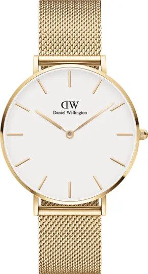 Grand Petite Evergold Mesh Strap Watch, 36mm | Nordstrom