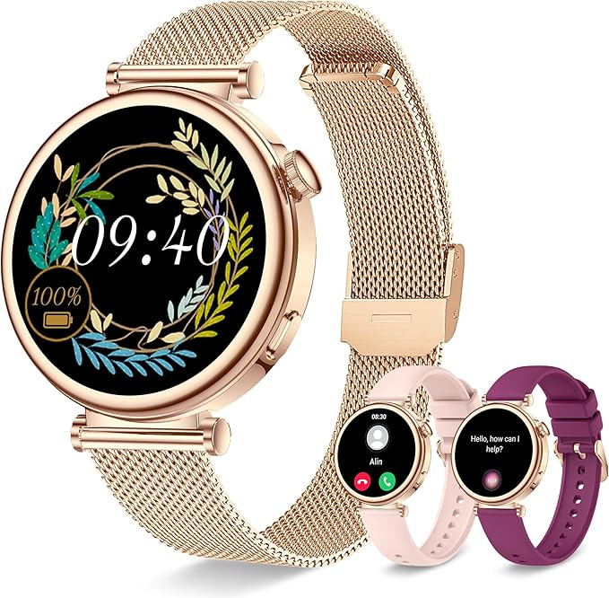Smart Watch for Women with Bluetooth Call, Fitness Watch Step Counter Heart Rate Sleep Monitor 10... | Amazon (US)