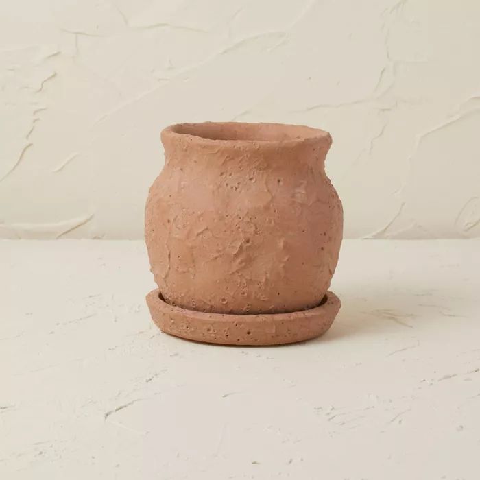 5.5&#34; Terracotta Planter Brown Clay - Opalhouse&#8482; designed with Jungalow&#8482; | Target