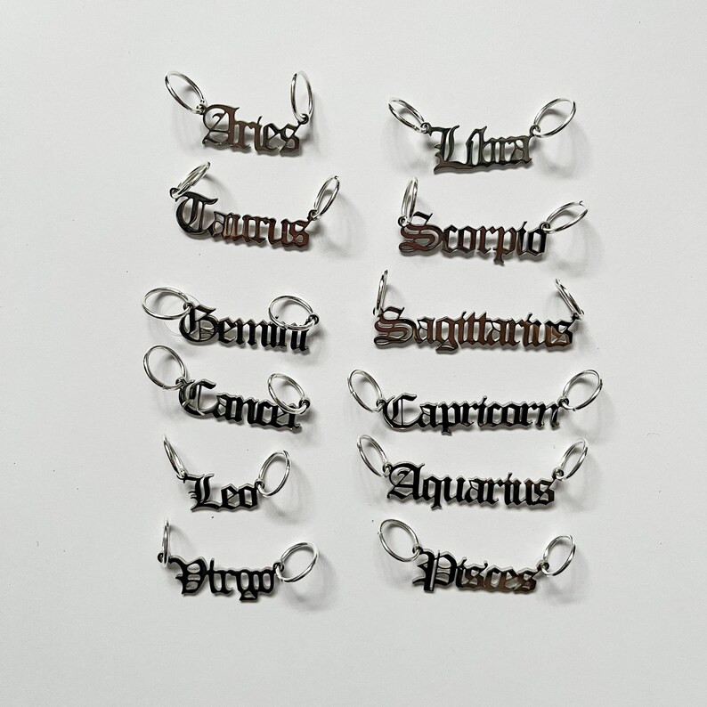 Zodiac Roller Skate/ Shoe Charms Accessories Charm - Etsy Netherlands | Etsy (NL)