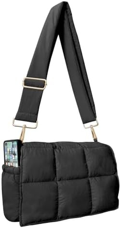 NAARIIAN Crossbody Bag for Women Quilted Puffer Purse Fashion Lightweight Travel Handbags Cute Sm... | Amazon (US)