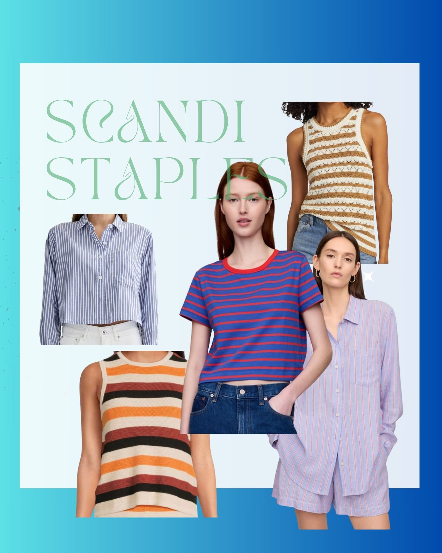 I LOVE SCANDI STYLE. But even in the scandi world of big and bold, staples still exist. Say it with me: Stripes are a staple! 

 #LTKMidsize #LTKFindsUnder50 #LTKStyleTip