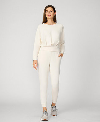Women's Yummy Crewneck & Jogger Lounge Set | Macy's